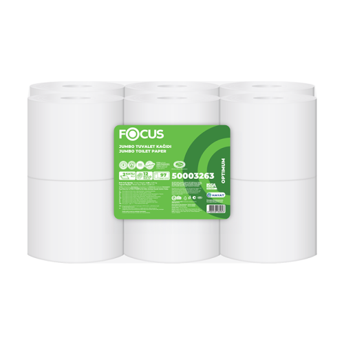 Focus Optimum Jumbo Mini Tuvalet Kağıdı 12 Adet x 97 Metre - 2