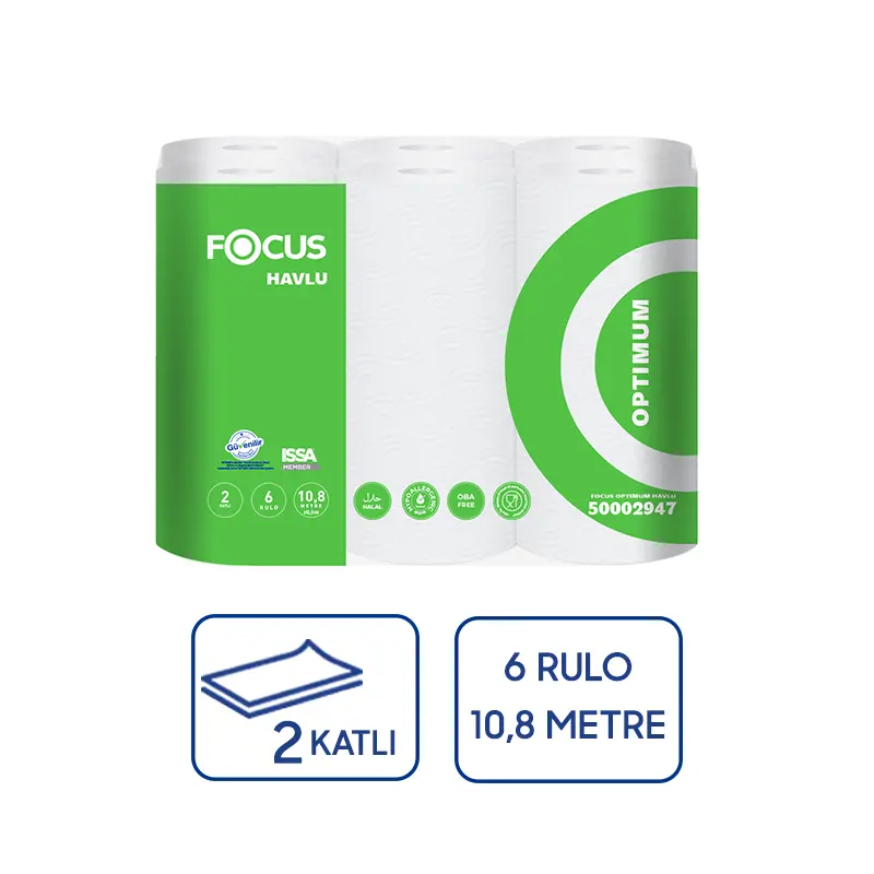 Focus Optimum Kağıt Havlu 6Lı 4 Paket - 1