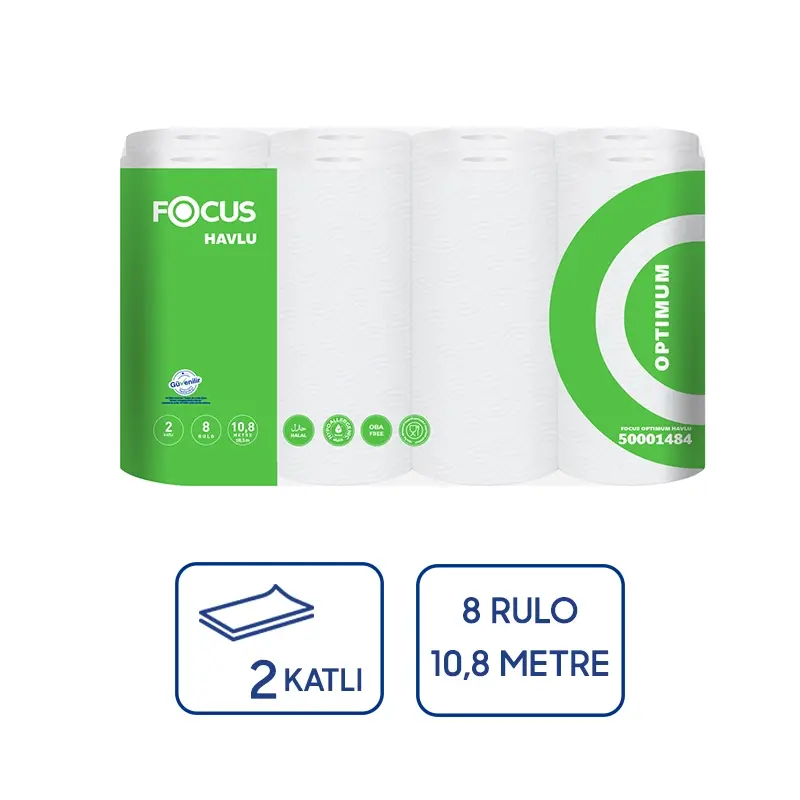 Focus Optimum Kağıt Havlu 8li 3 Paket - 1