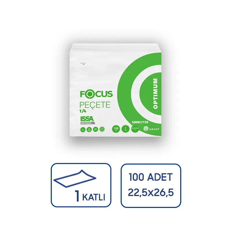 Focus Optimum Kağıt Peçete 100Lü 32 Paket - 1