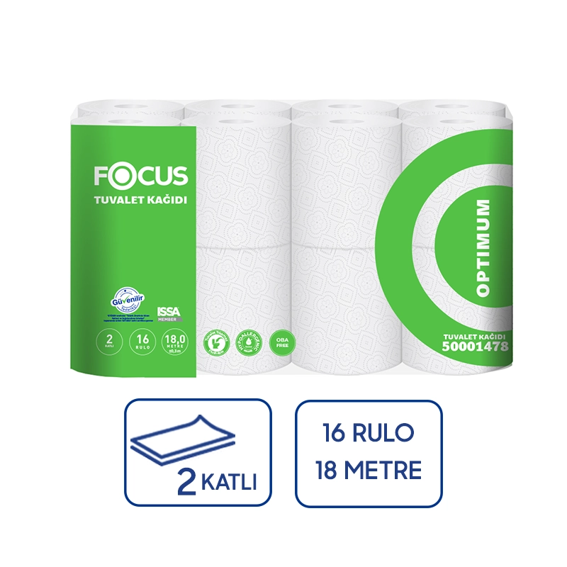 Focus Optimum Tuvalet Kağıdı 16lı 3 Paket - 1