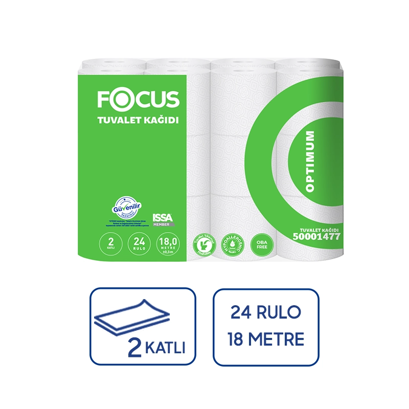Focus Optimum Tuvalet Kağıdı 24lü 3 Paket - 1
