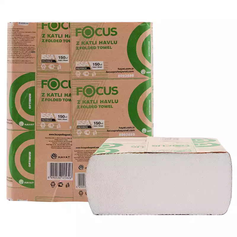 Focus Optimum Z Katlı Kağıt Havlu 150Li 12 Paket - 1
