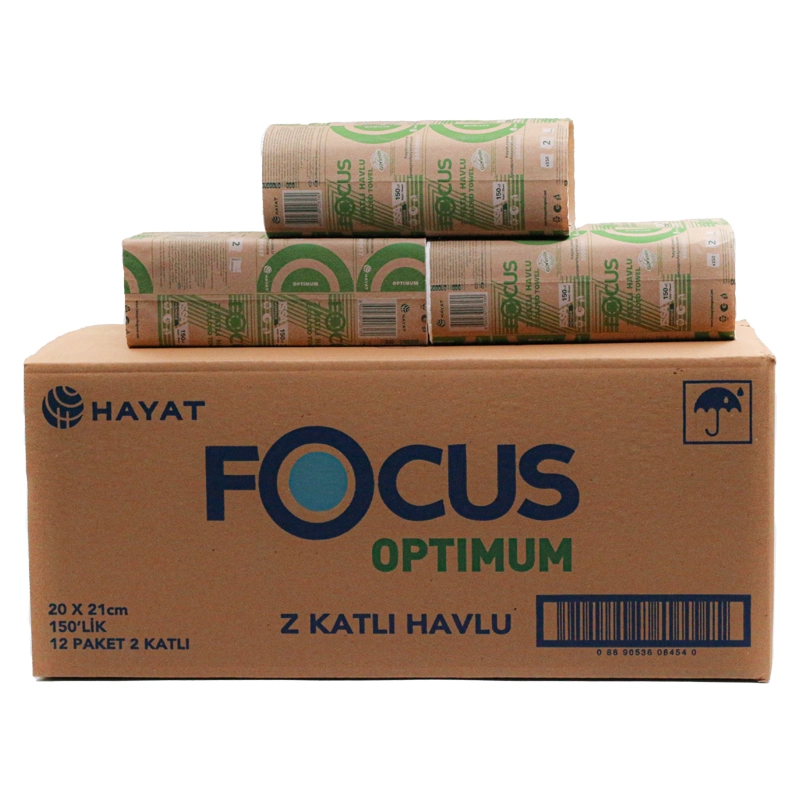 Focus Optimum Z Katlı Havlu 150Li 12 Paket YENİ - 2
