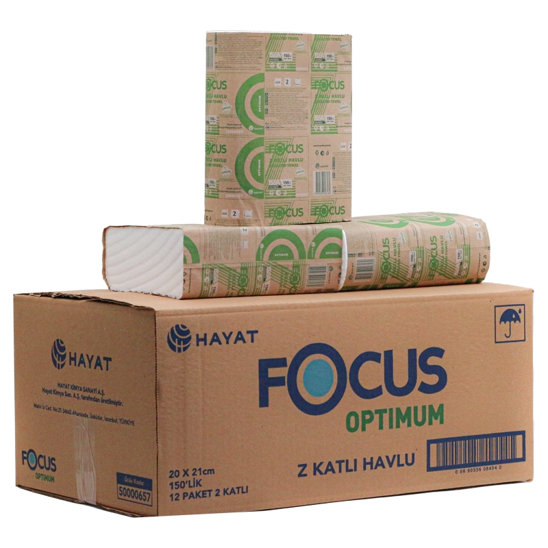 Focus Optimum Z Katlı Havlu 150Li 12 Paket YENİ - 4