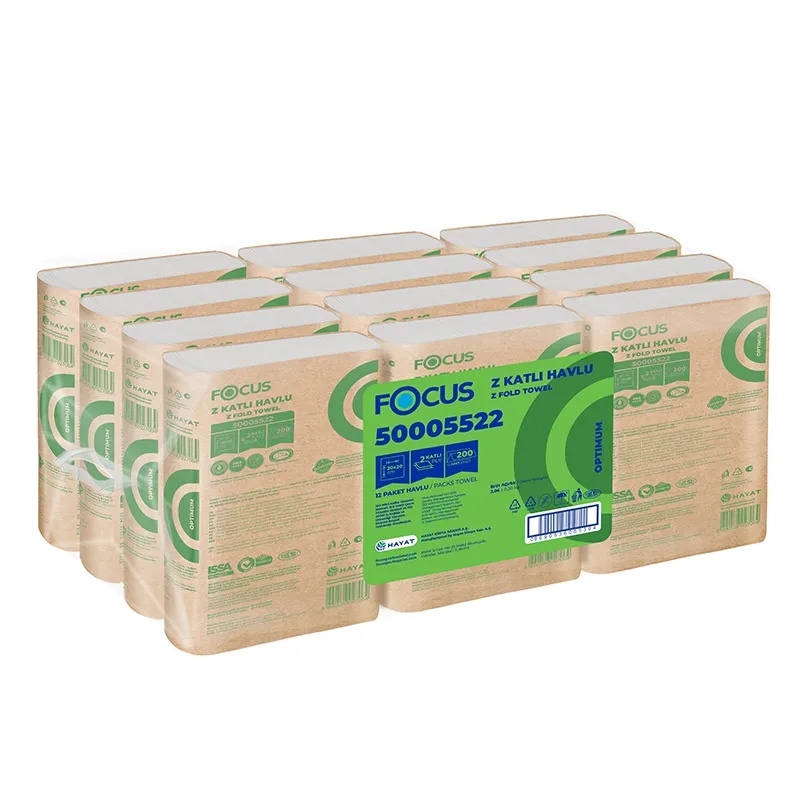 Focus Optimum Z Katlı Kağıt Havlu 200Lü 12 Paket YENİ - 2