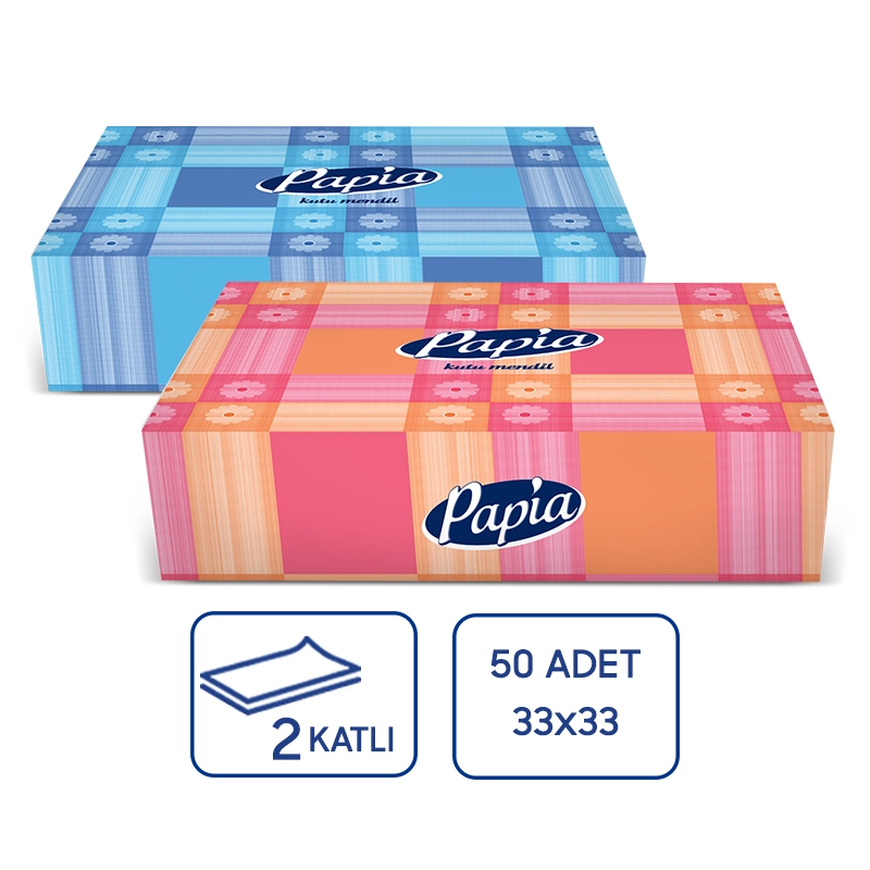 Focus Papia Mini Kutu Mendil 60 Lı Peçete 48 Paket - 1