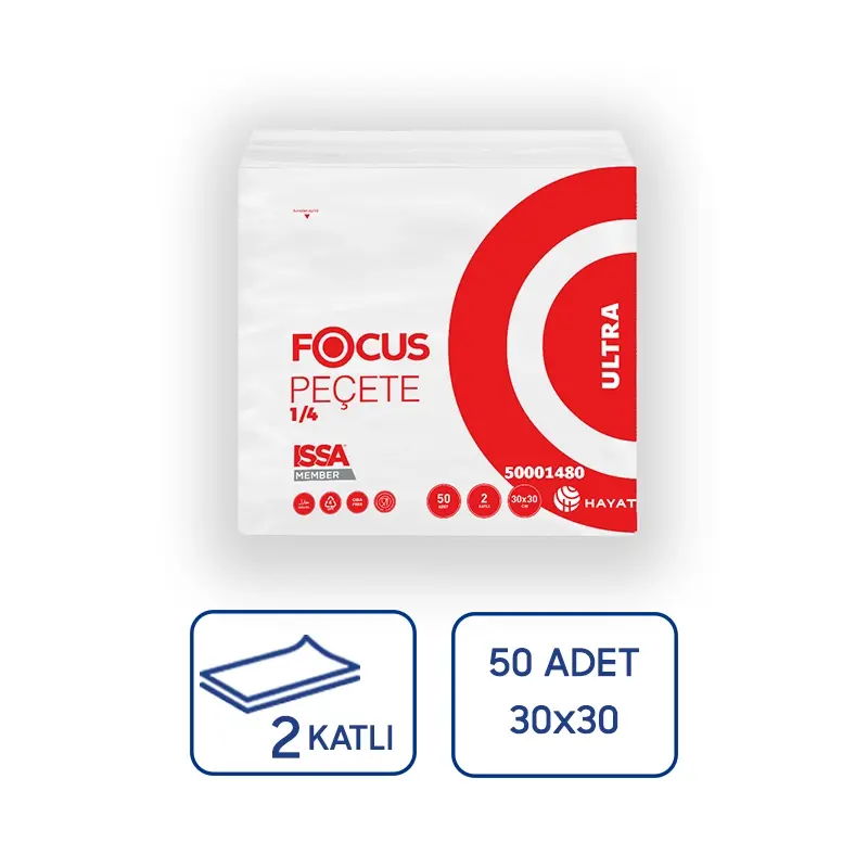 Focus Ultra Kağıt Peçete 50Li 24 Paket - 1