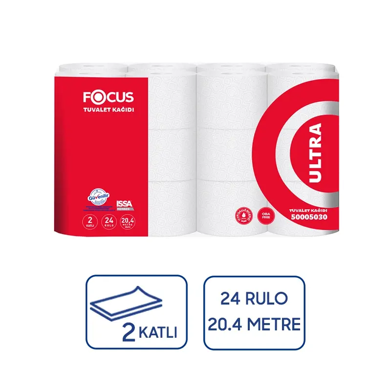 Focus Ultra Tuvalet Kağıdı 24lü 3 Paket - 1