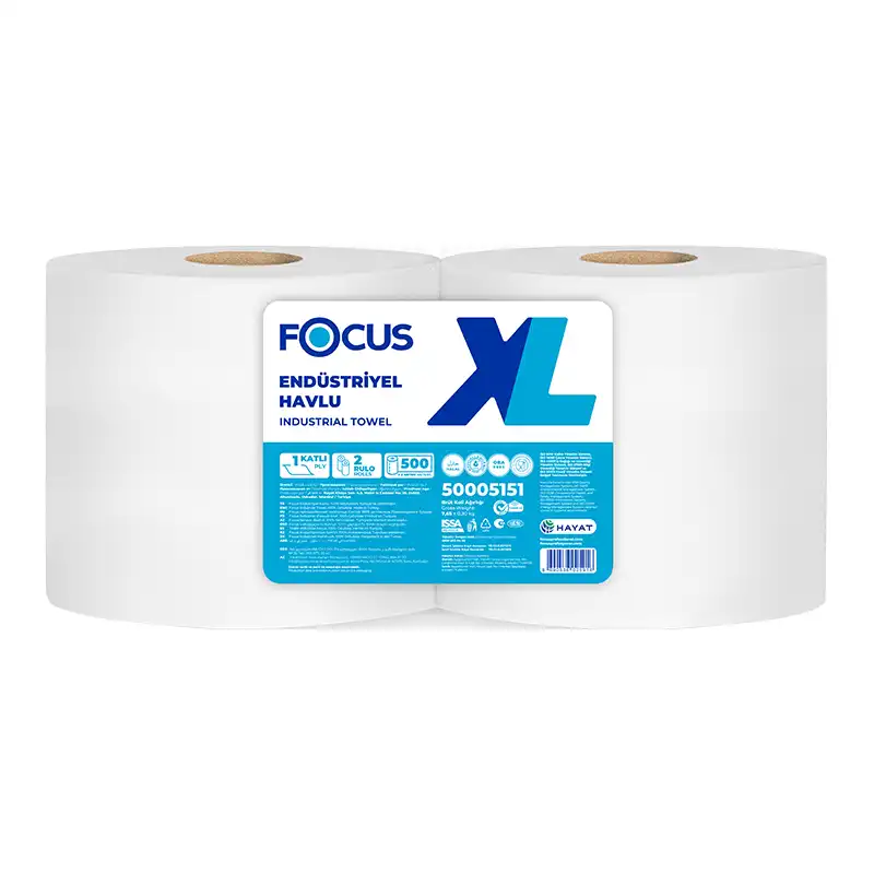 Focus XL Endüstriyel Jumbo Havlu 500 Mt 2' Li - 2