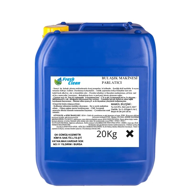Fresh Clean Bulaşık Makinesi Parlatıcısı 20 Kg - FRESH CLEAN
