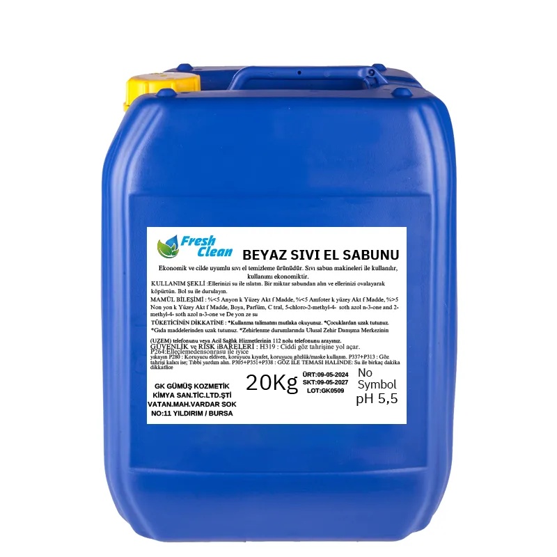 Fresh Clean Kar Çiçeği Sıvı Sabun 20 Kg - FRESH CLEAN