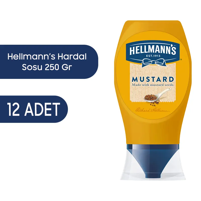 Hellmann's Hardal Sos 250 G 12 Adet - 1