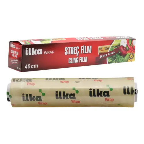 İlka Streç Film 45x240 Kutulu 8 Mikron Wrap - 1