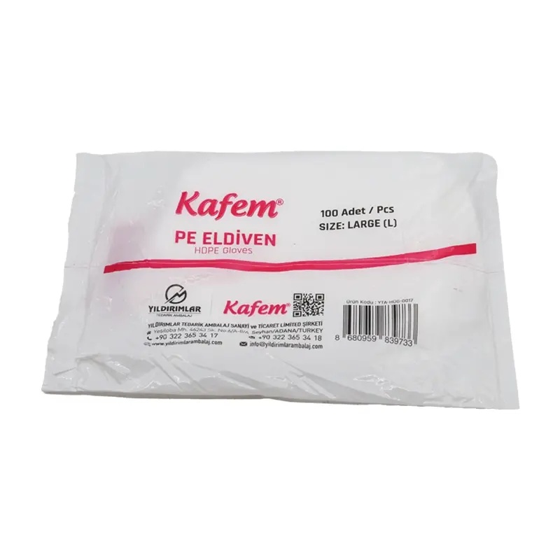 Kafem Şeffaf Eldiven 100 Lü - 3
