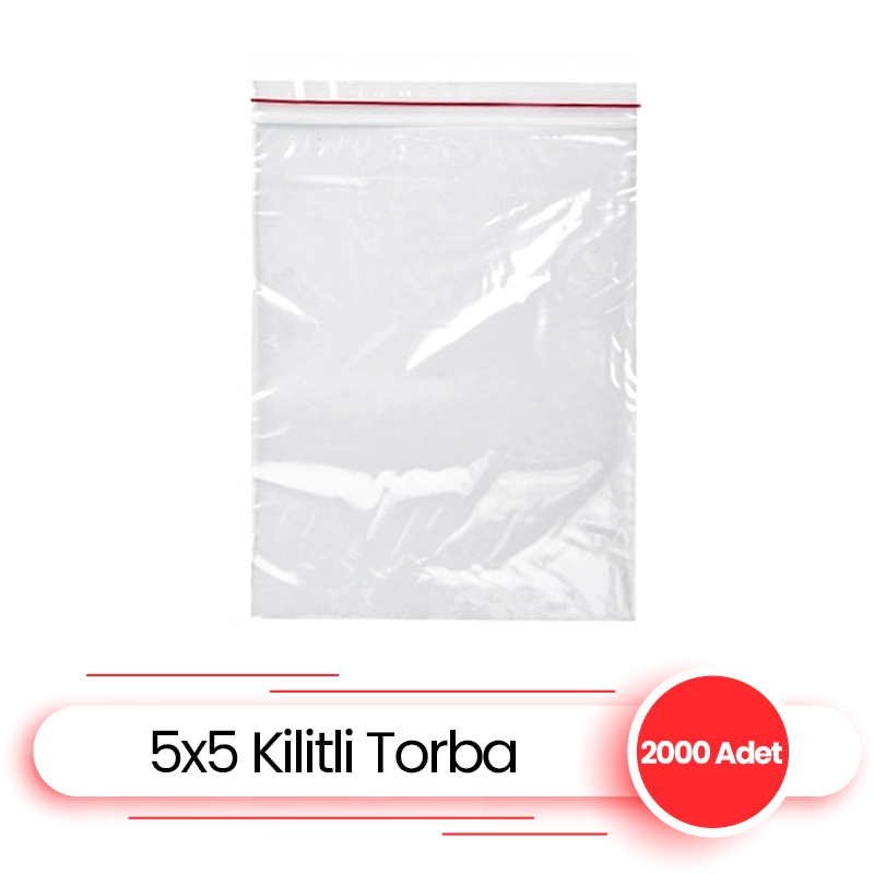 Kilitli Torba 5x5 Kilitli Poşet Naylon 2000 Li - 1