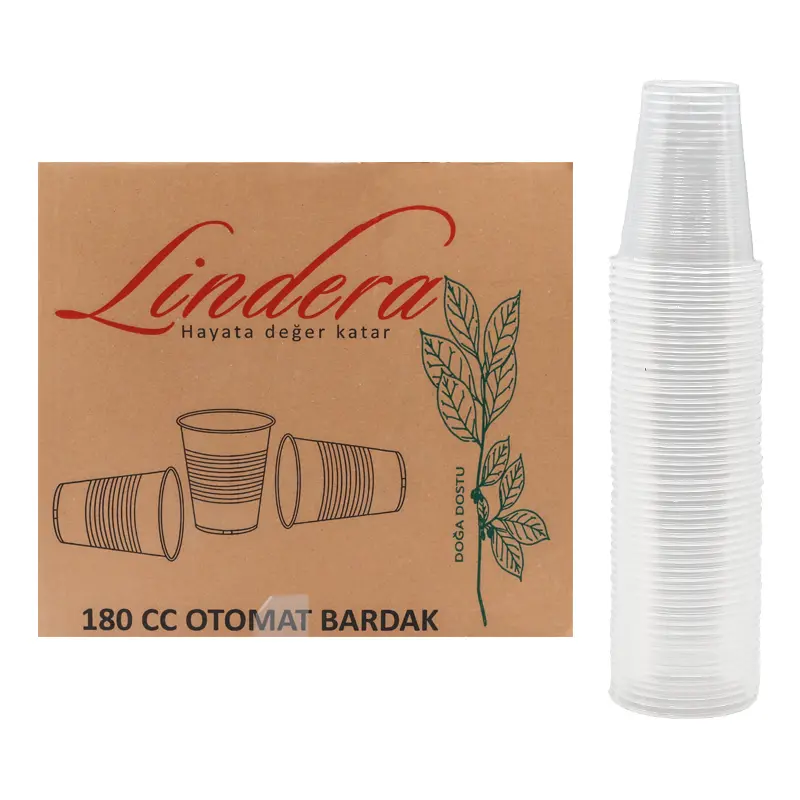 Lindera Plastik Bardak 1,2 Gr 100'lü - 1