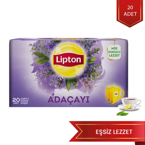 Lipton Adaçayı Bardak Poşet Bitki Çayı 20'li - 1