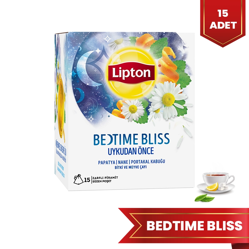 Lipton Bedtime Bliss Zarflı Süzen Poşet 15'li - 1