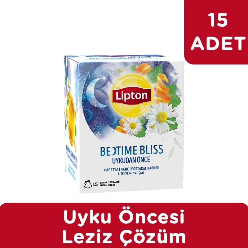 Lipton Bedtime Bliss Zarflı Süzen Poşet 15'li - 2