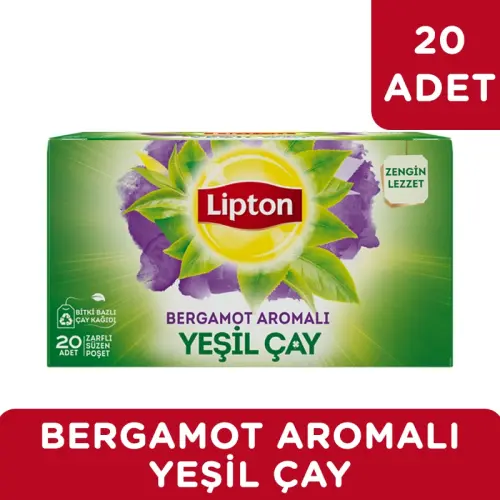 Lipton Bergamotlu Yeşil Çay 20'li Bitki Çayı - 2