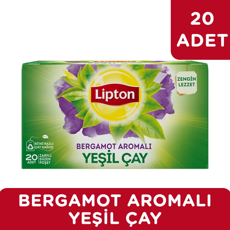Lipton Bergamotlu Yeşil Çay 20'li Bitki Çayı - 2