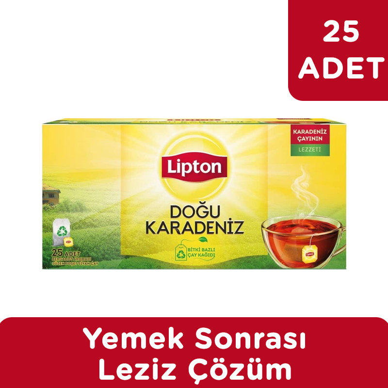 Lipton Doğu Karadeniz Bardak Poşet Çay 2gr 12x25 Adet - 2