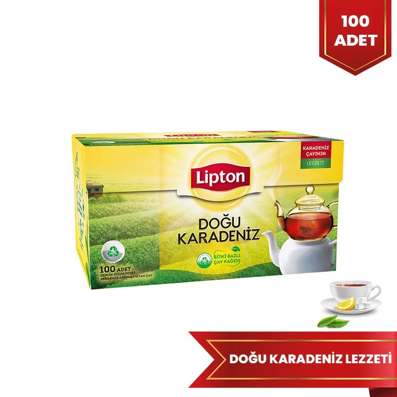 Lipton Doğu Karadeniz Demlik Poşet Çay 100' lü - 1