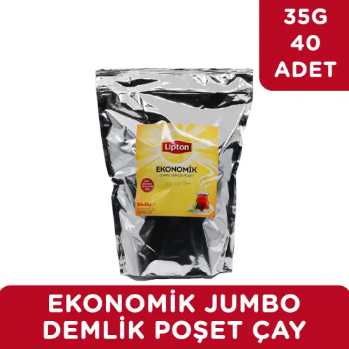 Lipton Ekonomik Jumbo Demlik Poşet Çay 35 gr 40'lı - 2