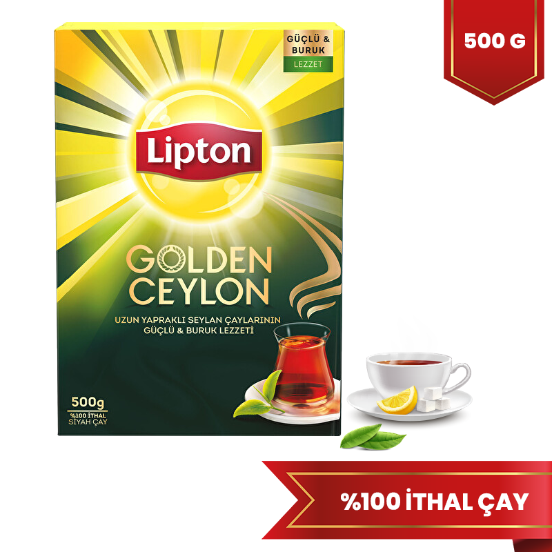 Lipton Golden Ceylon Dökme Çay 500 Gr Siyah Çay