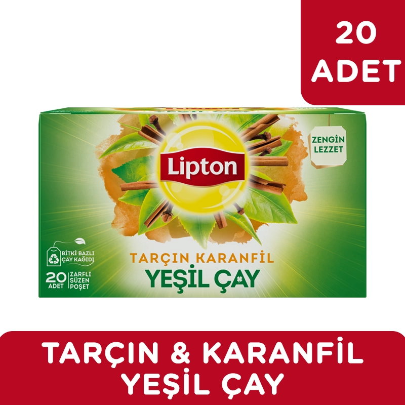 Lipton Karanfil ve Tarçınlı Yeşil Çay 20'li Bitki Çayı - 2