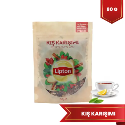 Lipton Kış Karışımı Dökme Bitki Çayı 80 Gr - 1