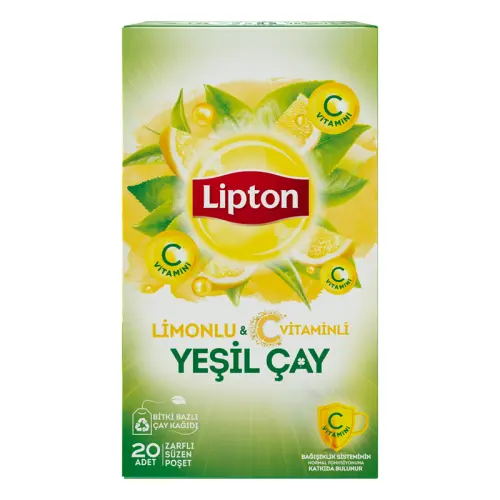 Lipton Limonlu Yeşil Çay 20'li Bitki Çayı - 5