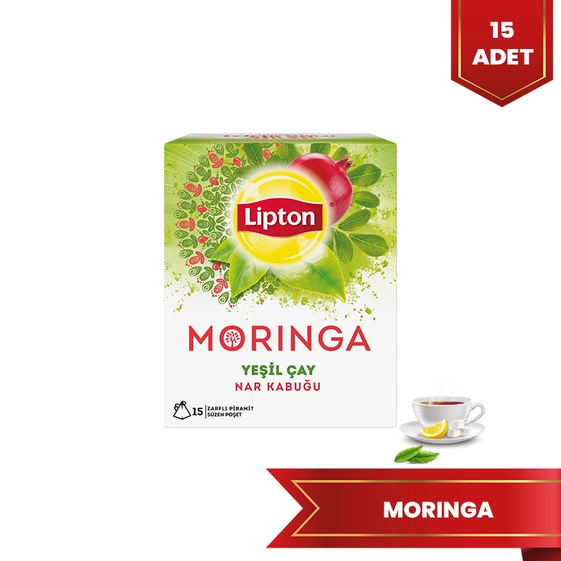 Lipton Moringa Bardak Poşet Çay 15'li - 1