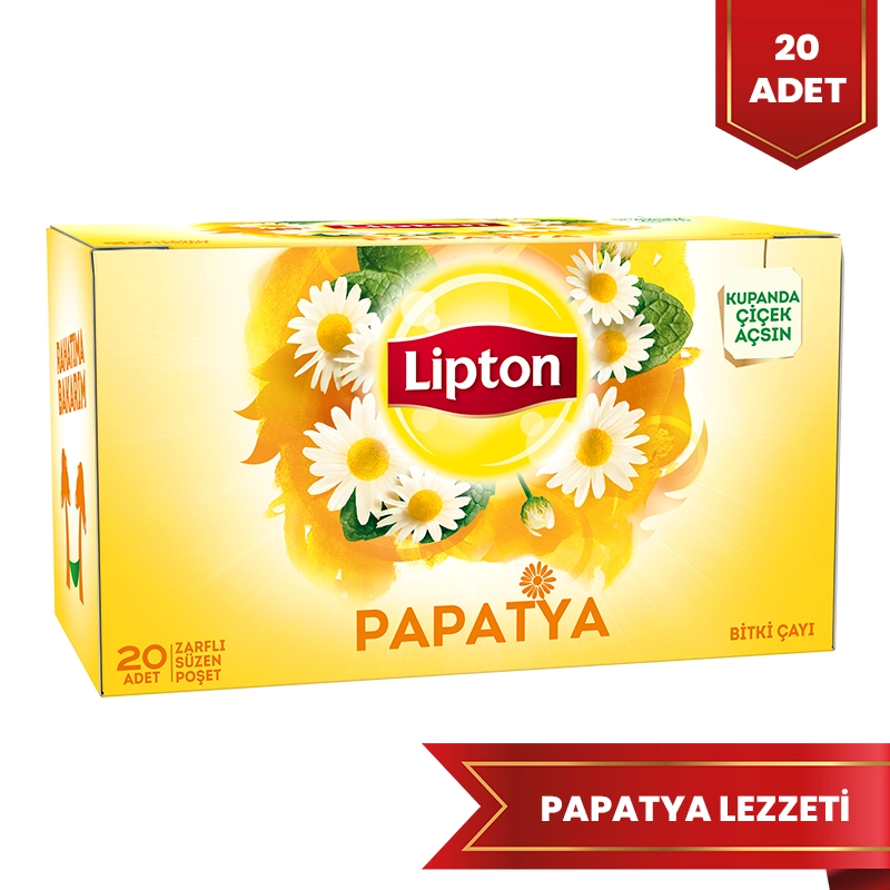 Lipton Papatya Bardak Poşet Çay 20'li - 1