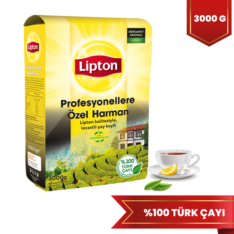 Lipton Profesyonellere Özel Harman Dökme Çay 3000 Gr Siyah Çay - 1