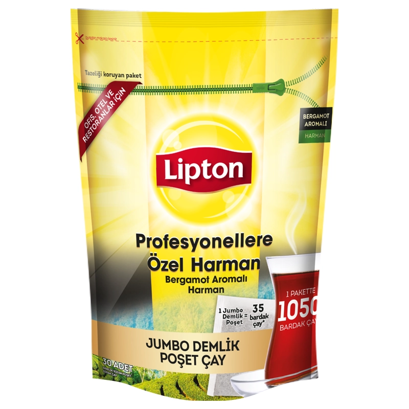 Lipton Profesyonellere Özel Harman Jumbo Demlik Poşet Çay 25 Gr x 30 Adet - 3