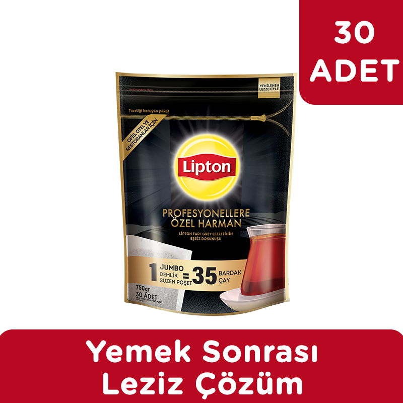 Lipton Profesyonellere Özel Harman Jumbo Demlik Poşet Çay 25 Gr x 30 Adet Yeni - 2