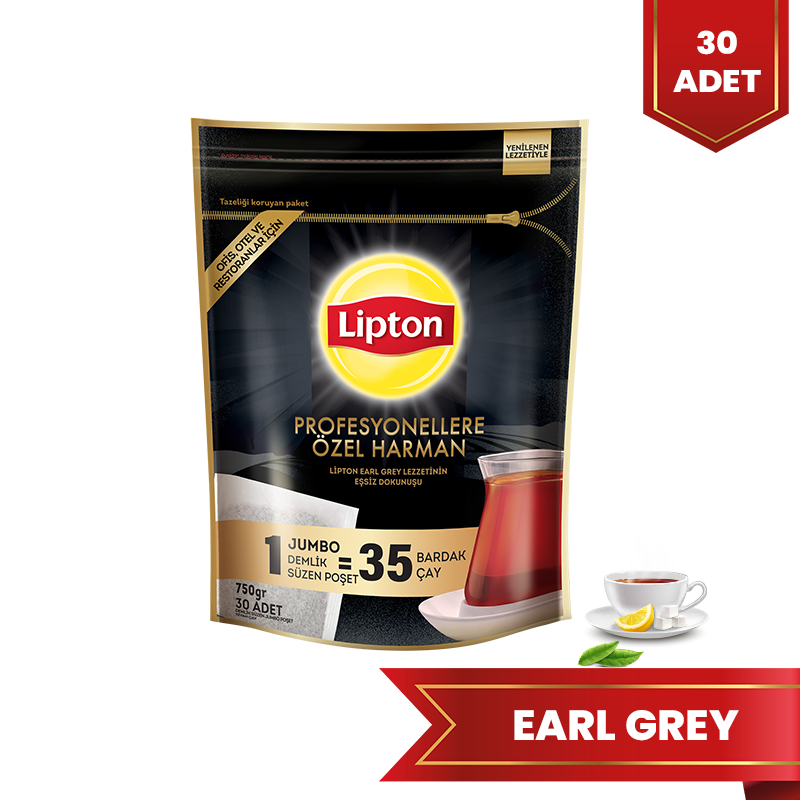 Lipton Profesyonellere Özel Harman Jumbo Demlik Poşet Çay 25 Gr x 30 Adet Yeni - 1