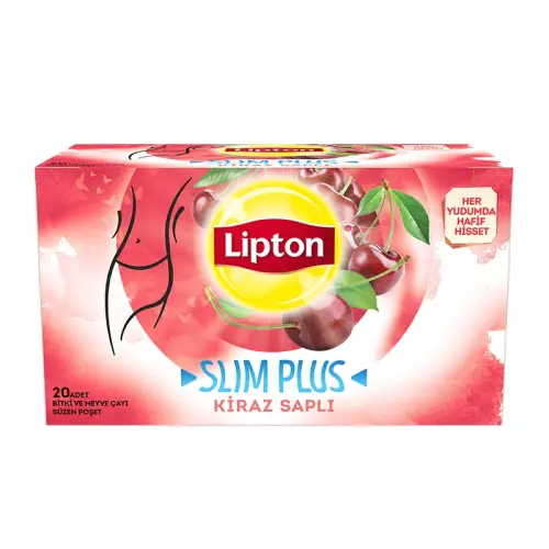 Lipton Slim Plus Kiraz Saplı Bardak Poşet Çay 20'li Bitki Çayı - 3