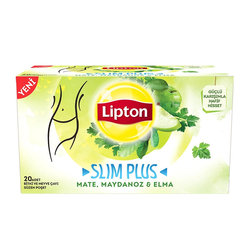 Lipton Slim Plus Mate Maydanoz Elma Bardak Poşet Çay 20'li Bitki Çayı - 3