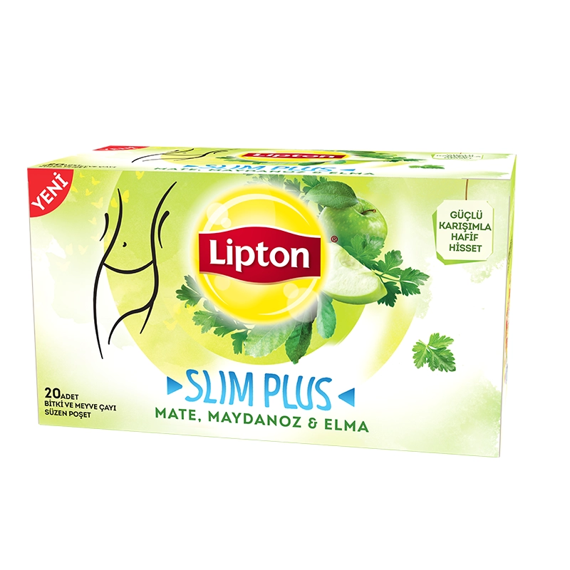 Lipton Slim Plus Mate Maydanoz Elma Bardak Poşet Çay 20'li Bitki Çayı - 6