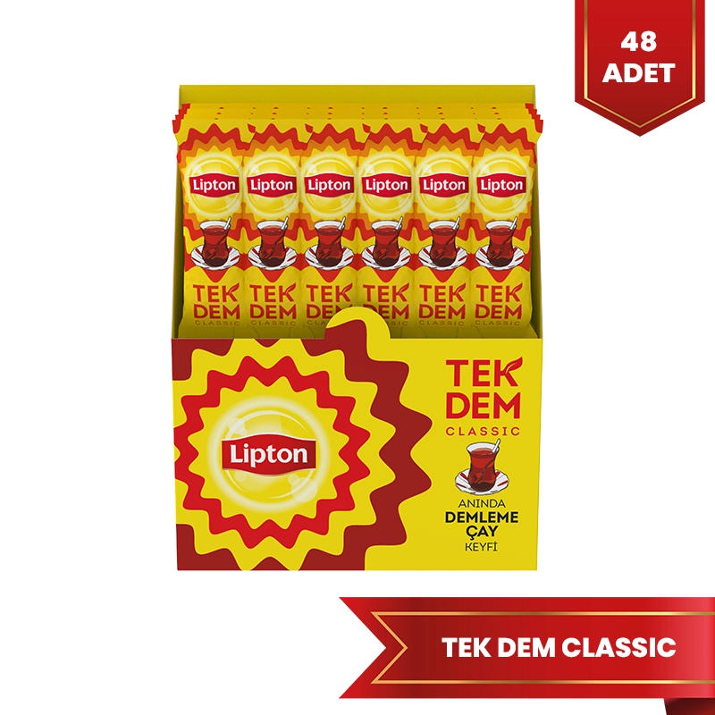 Lipton Tek Dem Classic 1,9 Gr 24'lü Kutu 48 Bardak - 1