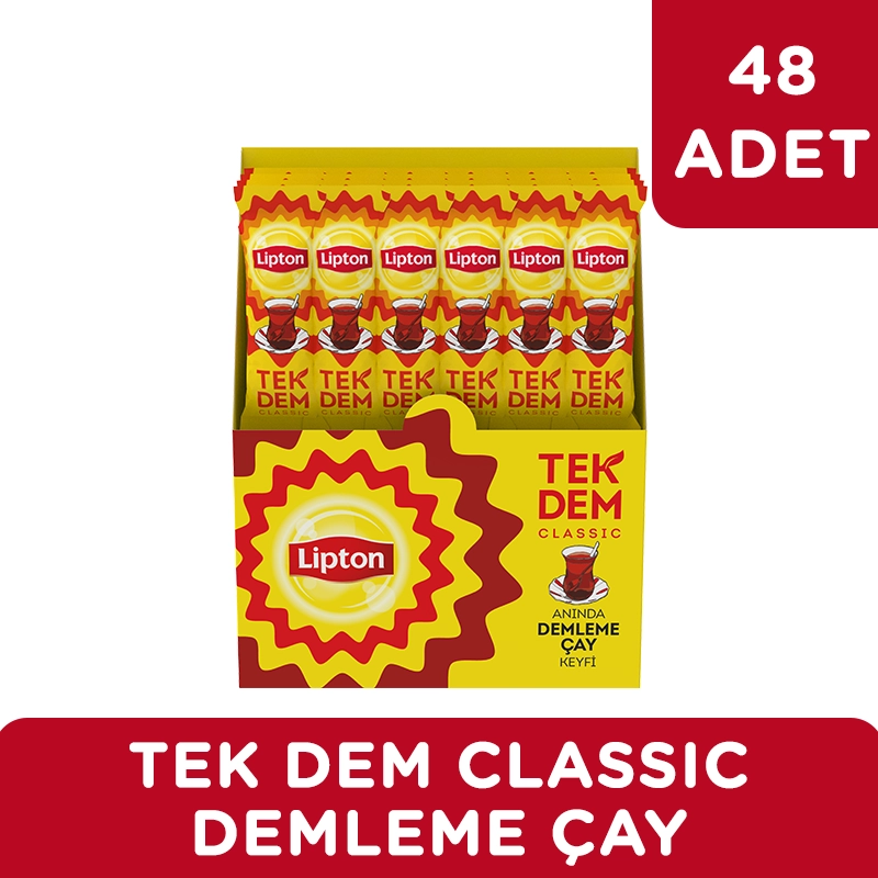 Lipton Tek Dem Classic 1,9 Gr 24'lü Kutu 48 Bardak - 2