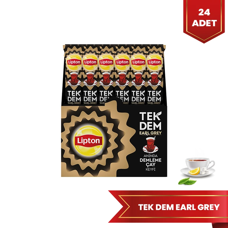 Lipton Tek Dem Earl Grey 1,9 Gr 24'lü Kutu 48 Bardak - 1