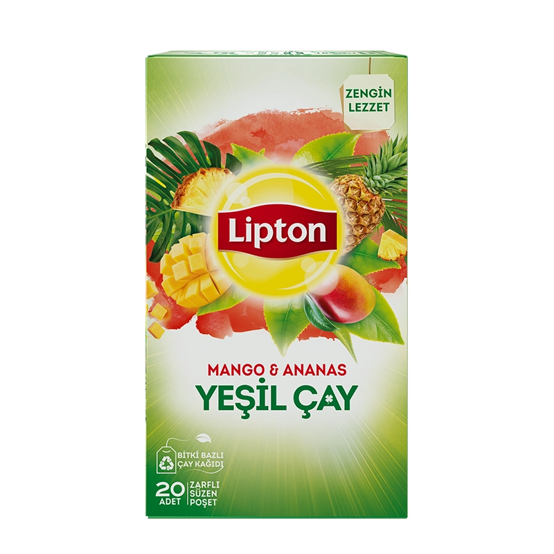 Lipton Tropikal Yeşil Bardak Poşet Çay 20'li - 3