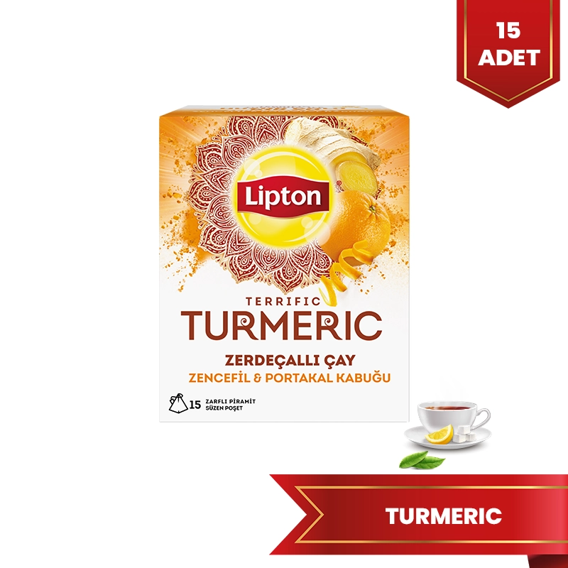 Lipton Turmeric Bardak Poşet Süzen Çay 15'li - 1