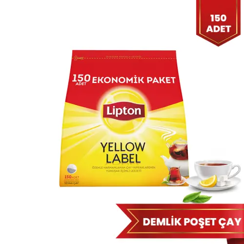Lipton Yellow Label 150 Adetli Demlik Poşet Çay 480 Gram - 1