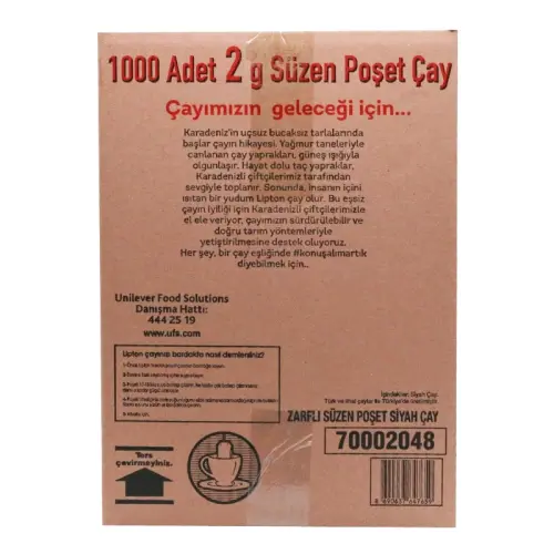 Lipton Yellow Label Bardak Poşet Çay 2gr 1000li 69700875 - 3