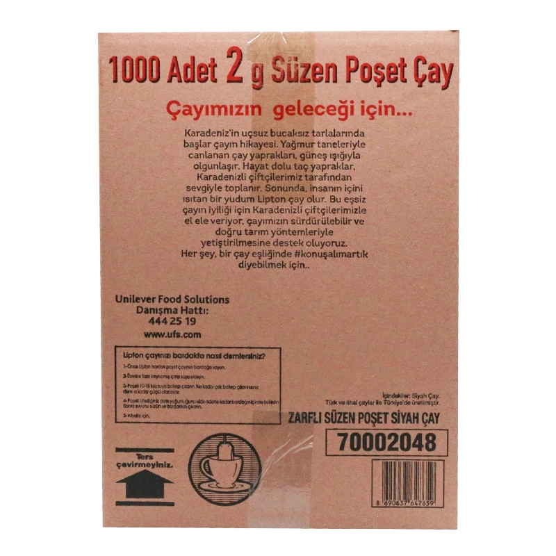 Lipton Yellow Label Bardak Poşet Çay 2gr 1000li 70002048 - 3